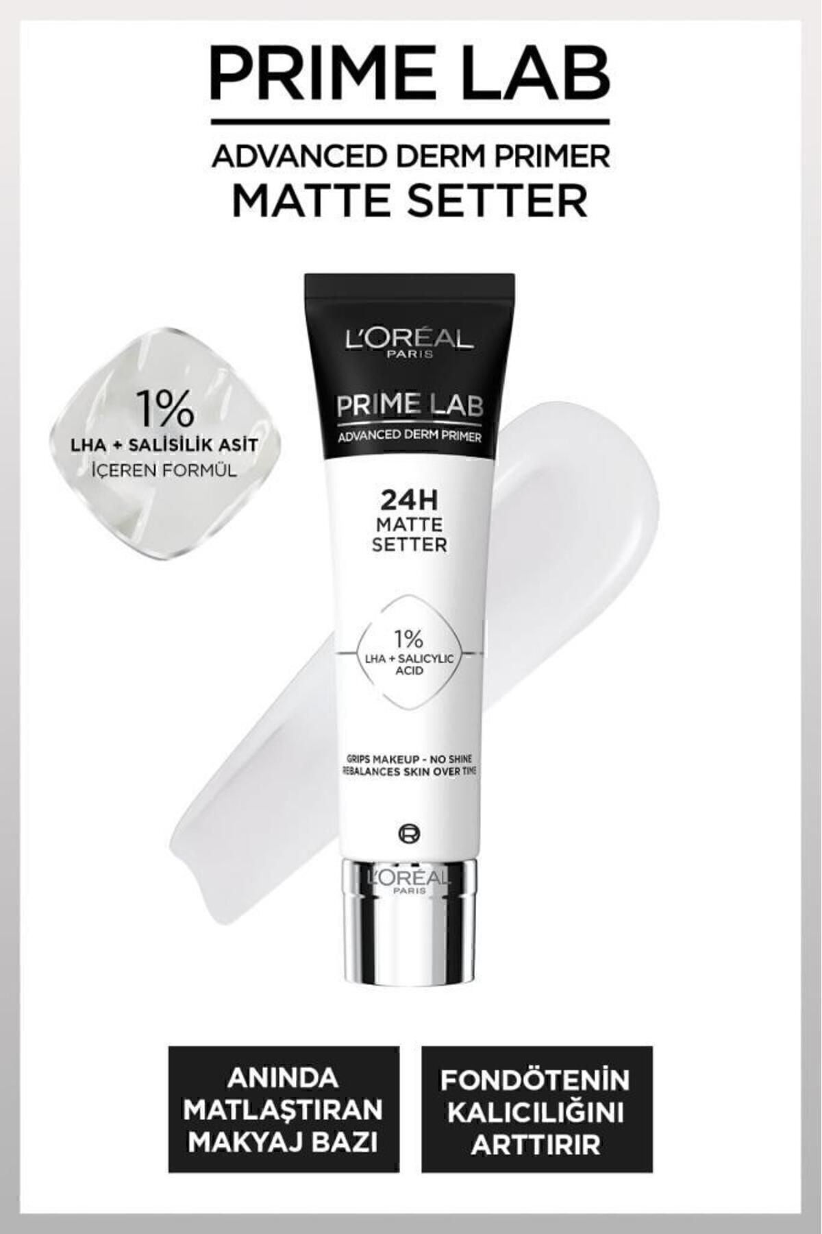 L'Oréal Paris Prime Lab Matte Setter Matlaştırıcı Salisilik Asit İçeren Primer Matte Setter