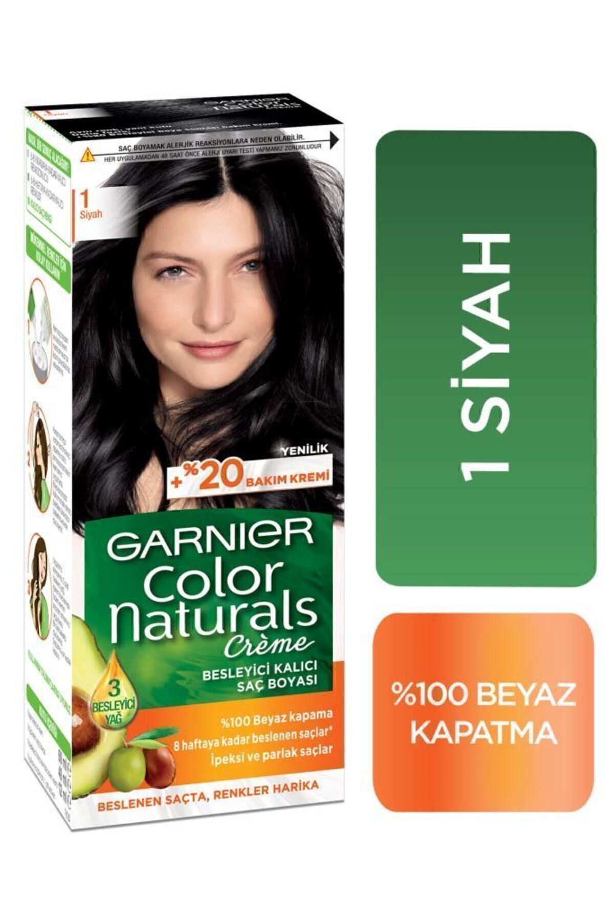 Color Naturals Saç Boyası 1 Siyah 1 Siyah