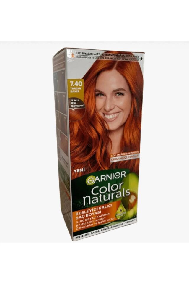 Color Naturals Saç Boyası 1 Siyah 7.4 Sultan Bakırı