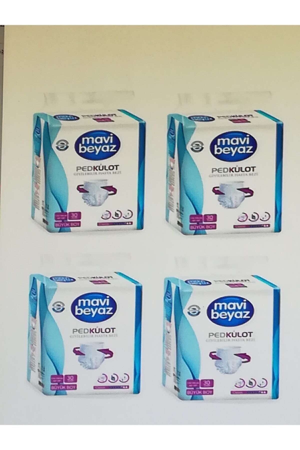 Ped Emici Külot Yetişkin Hasta Bezi Large Büyük Boy 4x30 120 Adet L