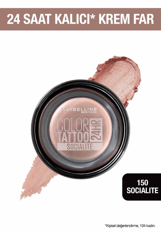Krem Göz Farı - Color Tattoo 24HR 150 Socialite 150 Socialite