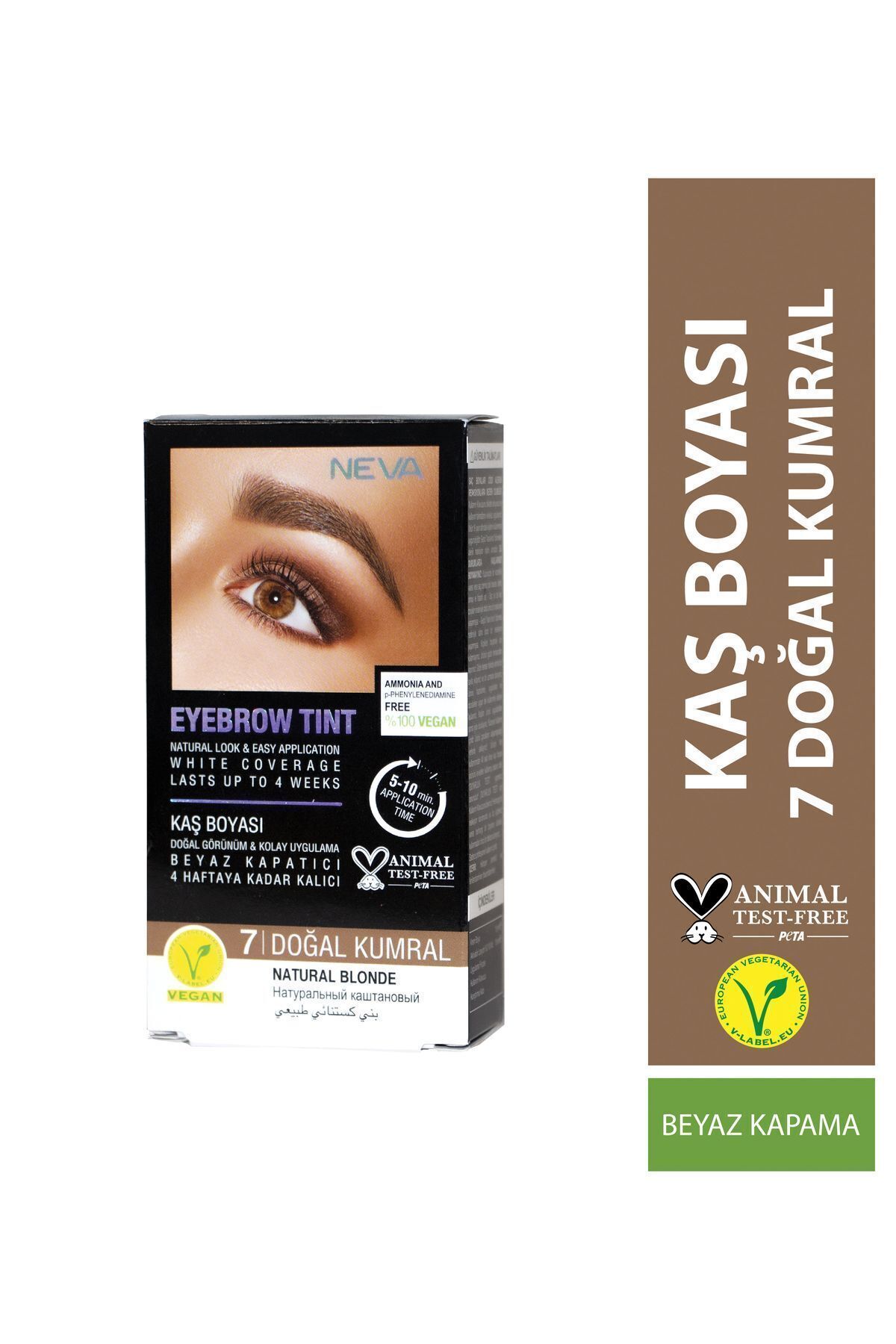 Kaş Boyası Seti (vegan) 7 DOĞAL KUMRAL - Natural Blonde Doğal Kumral