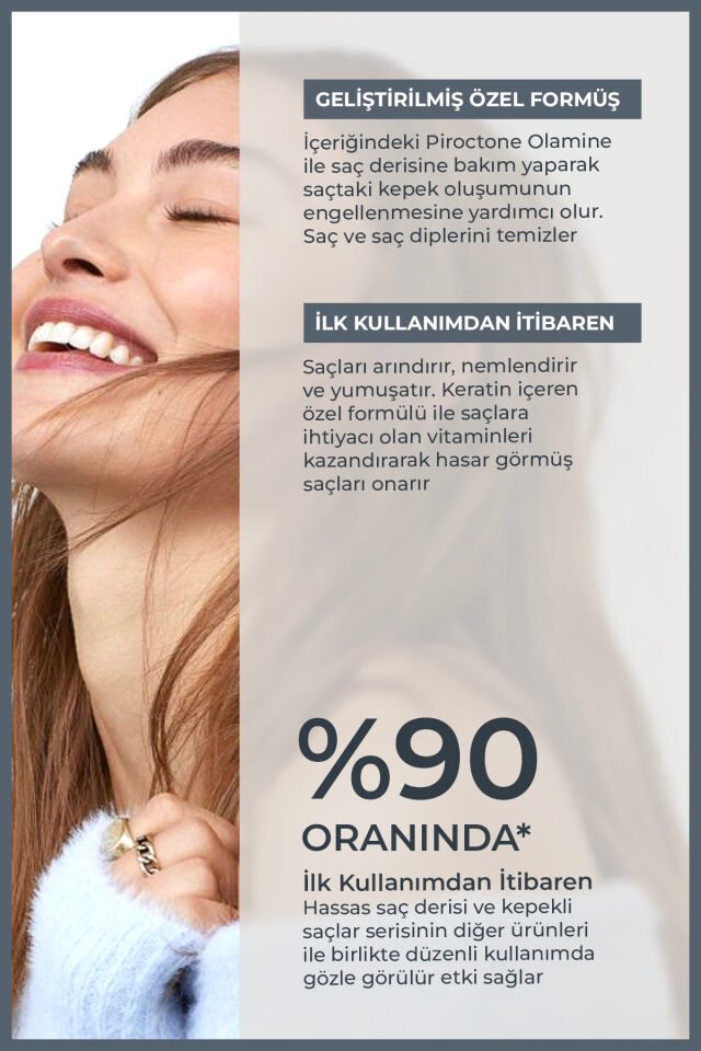 Hassas Saç Derisi Ve Kepekli Saçlara Özel Kepek Önleyici Şampuanı 400 ml (tuzsuz)