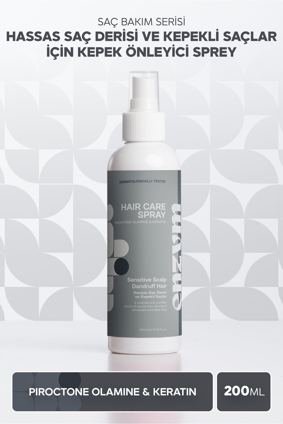 Hassas Saç Derisi Ve Kepekli Saçlara Özel Kepek Önleyici Sprey 200 ml