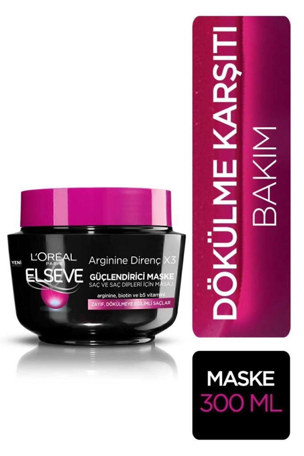L'oréal Paris Arginine Direnç X3 Dökülme Karşıtı Maske 300 ml
