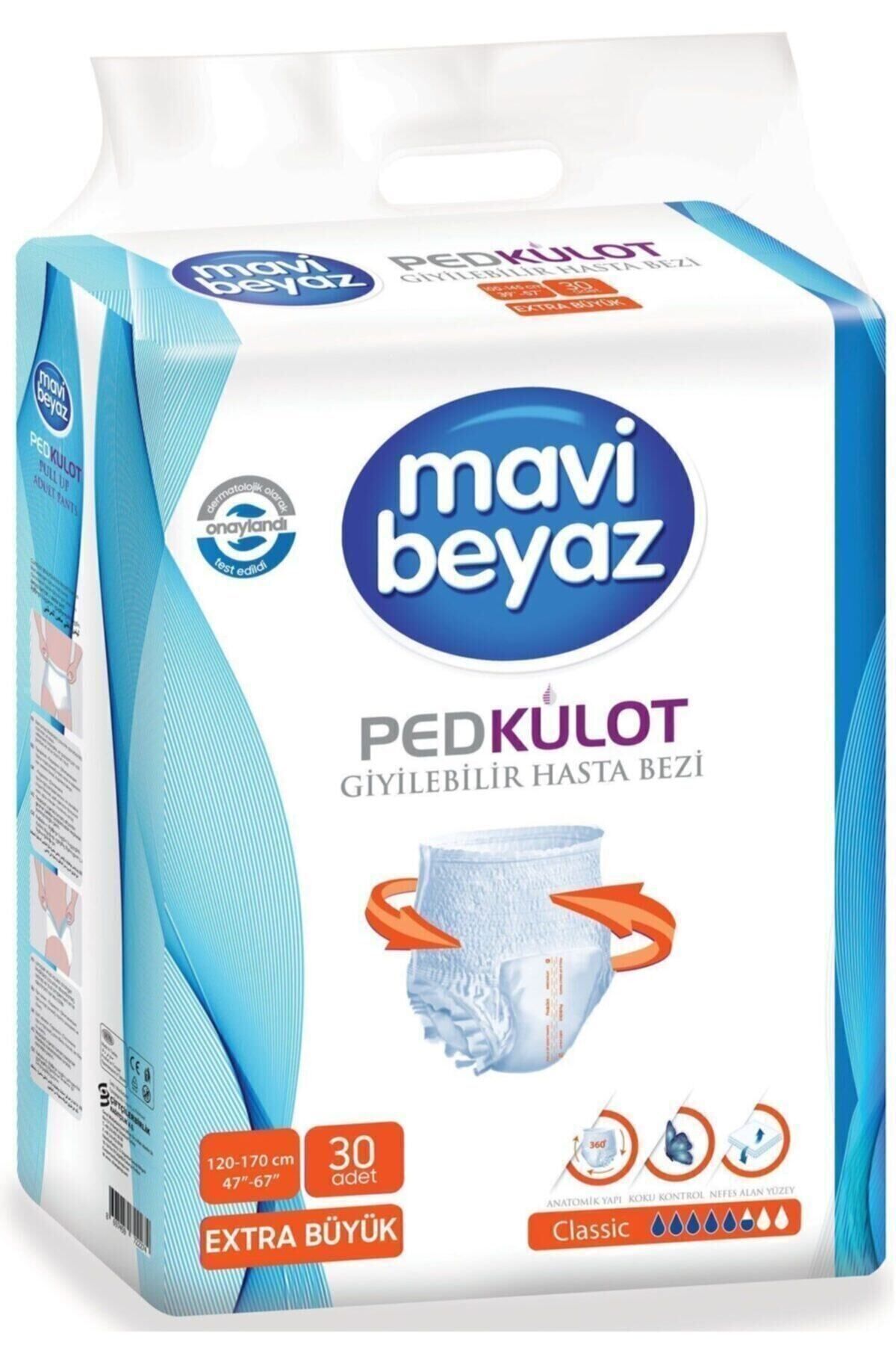 Ped Külot Yetişkin Hasta Bezi Extra Large Boy Xl 30'lu