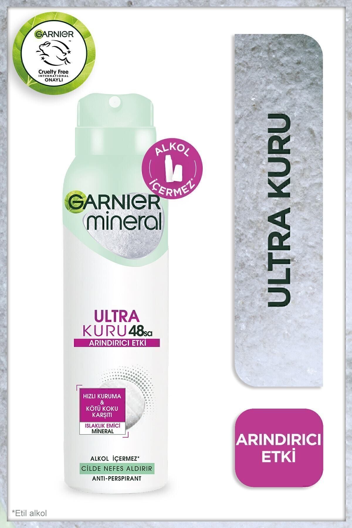 Mineral Ultra Kuru Kadın Sprey Deodorant
