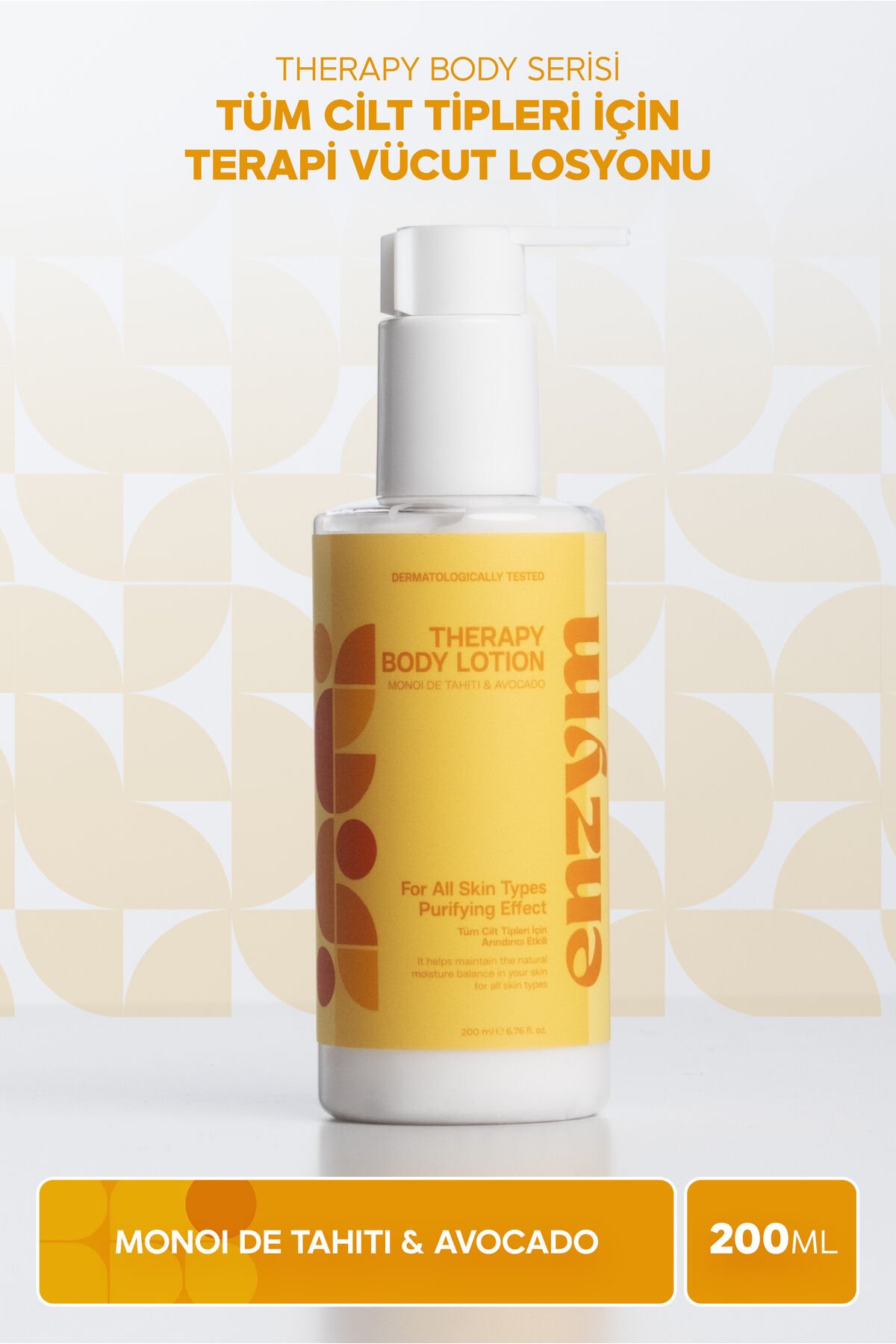 Tüm Cilt Tipleri İçin Terapi Vücut Losyonu 200 ml