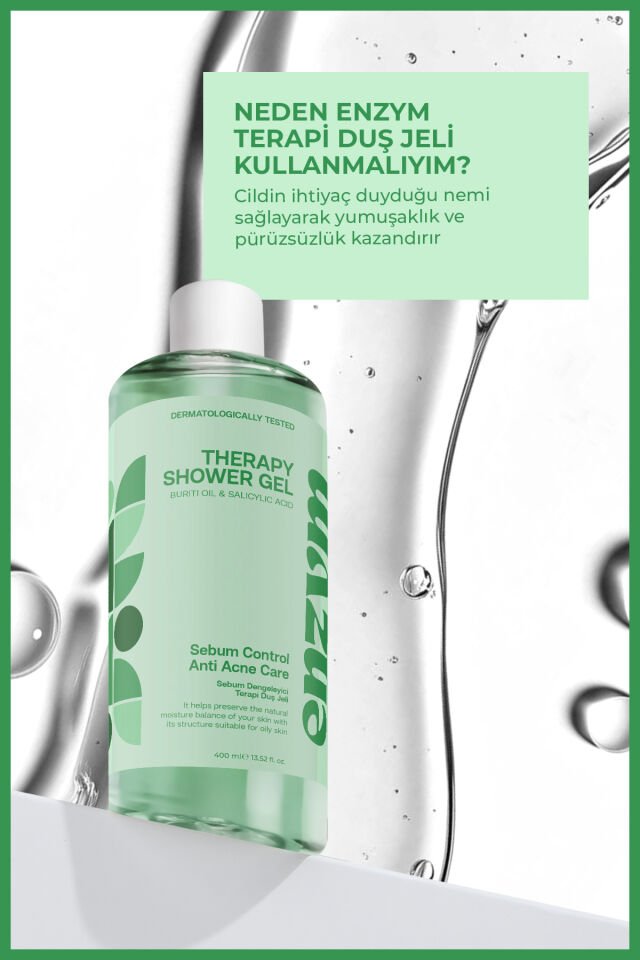 Yağlı Ciltlere Özel Akne Karşıtı Sebum Dengeleyici Duş Jeli Ve Vücut Losyonu (Salisilik Asit)