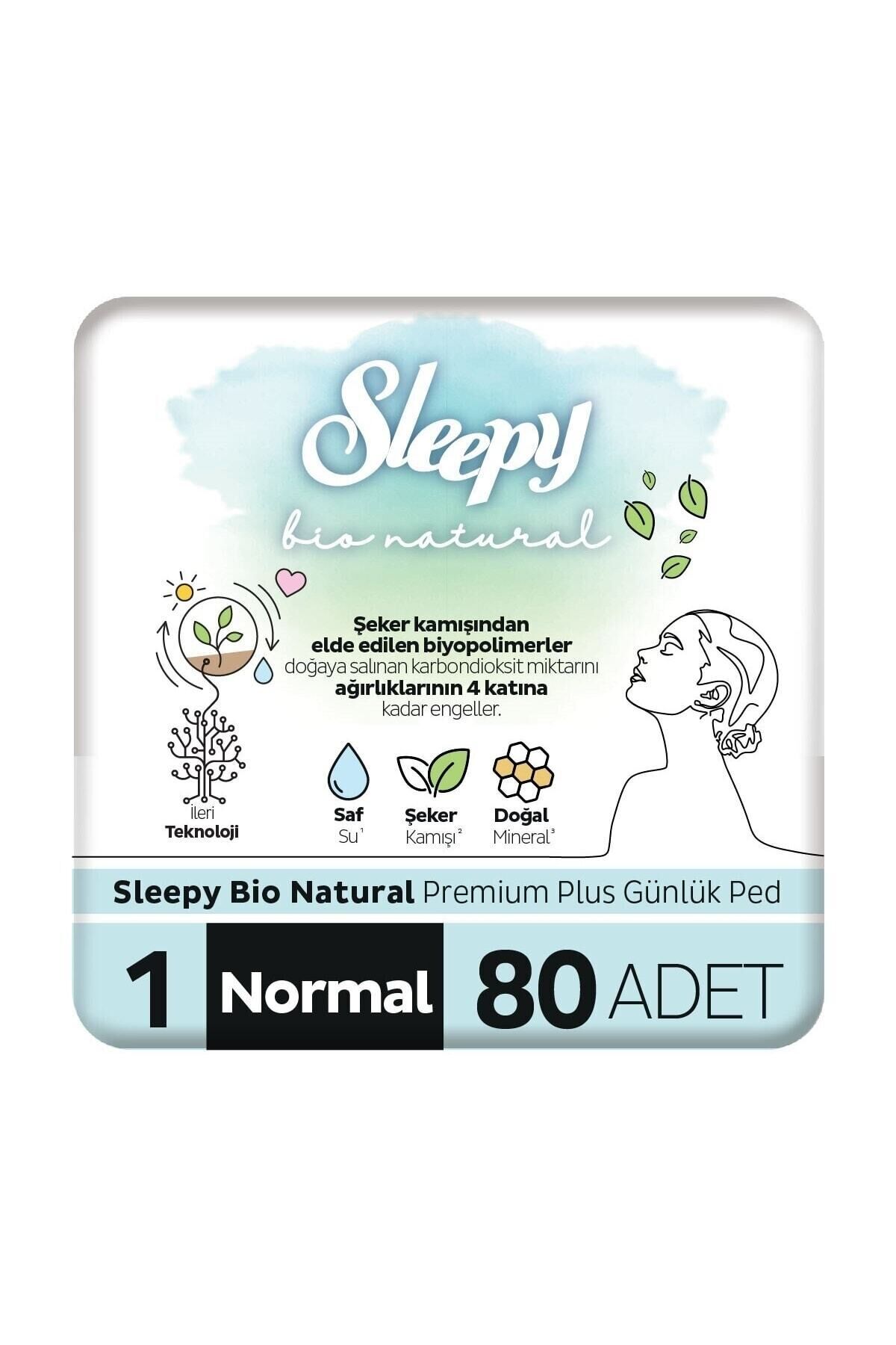 Bio Natural Premium Plus Günlük Ped Normal 80 Adet Ped