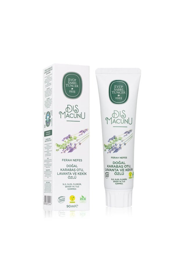 Doğal Karabaş Otu, Lavanta ve Kekik Özlü Diş Macunu 90 ml