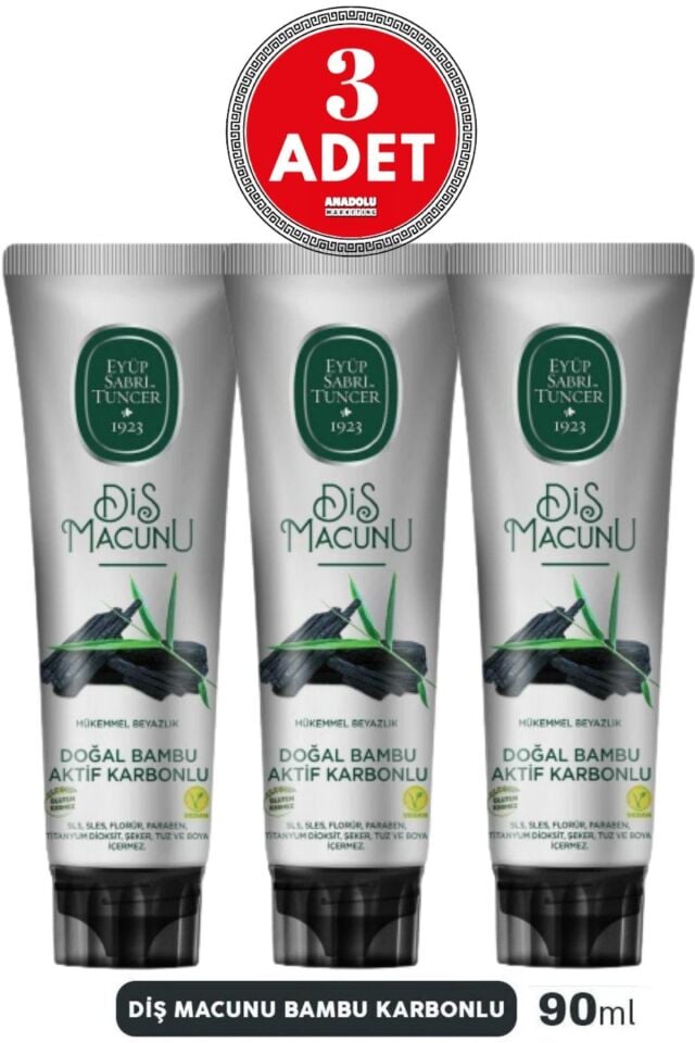 Doğal Bambu Aktif Karbonlu Diş Macunu 90 ml