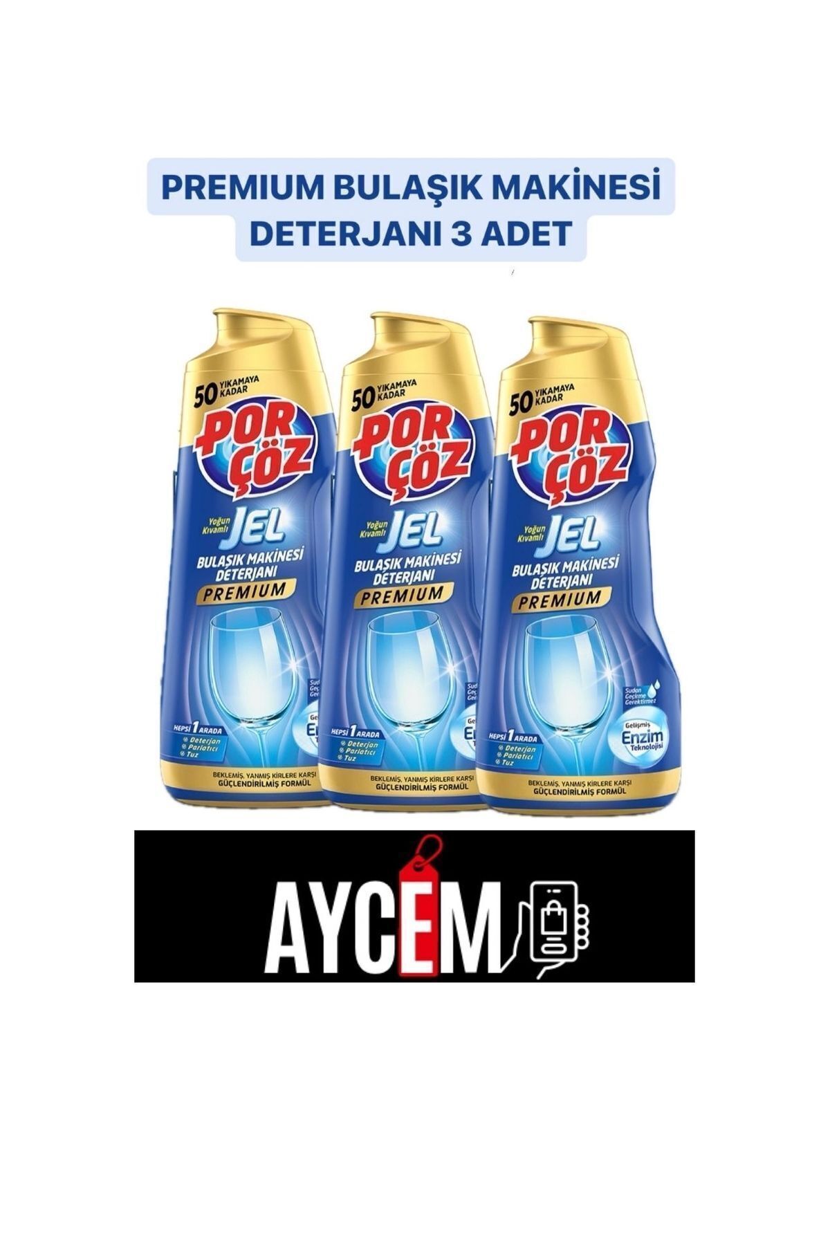 Bulaşık Makinesi Deterjanı 3 x 900 ML