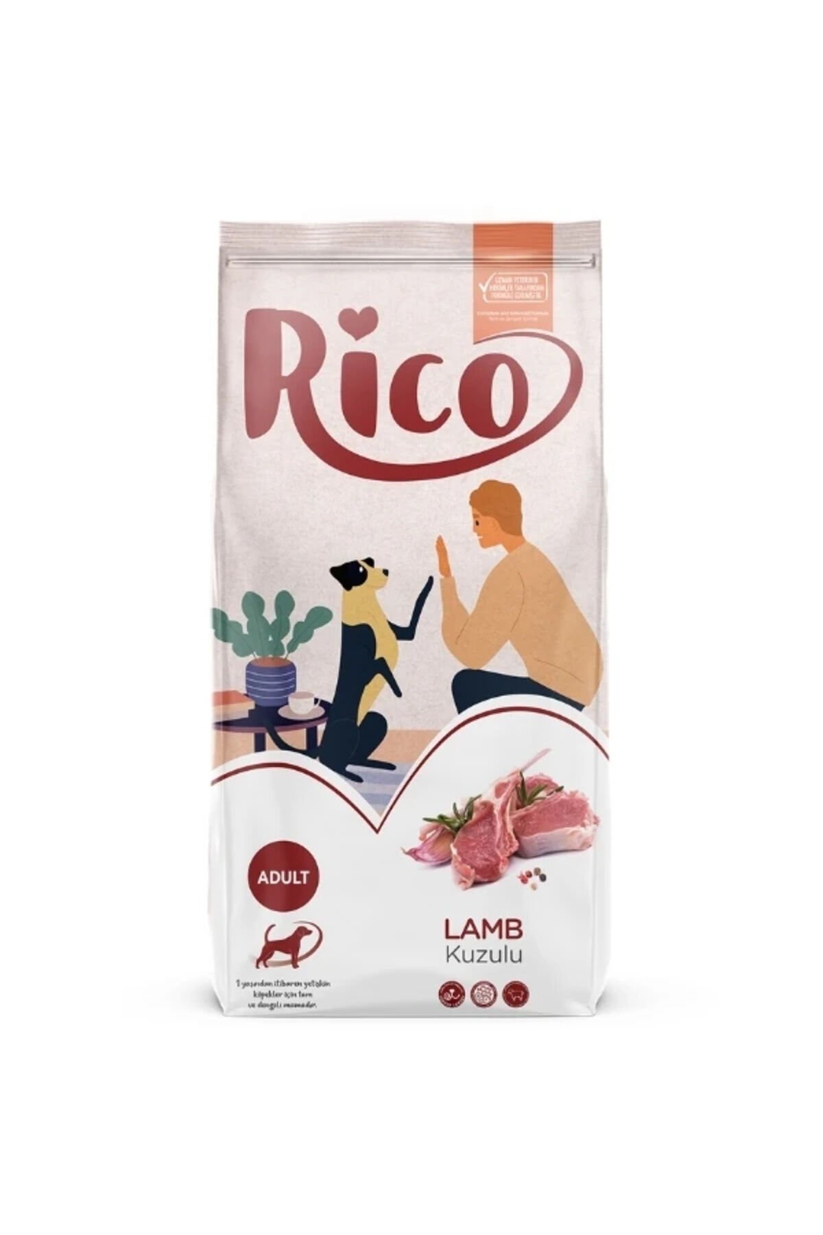 Kuzulu Yetişkin Köpek Maması 15 Kg