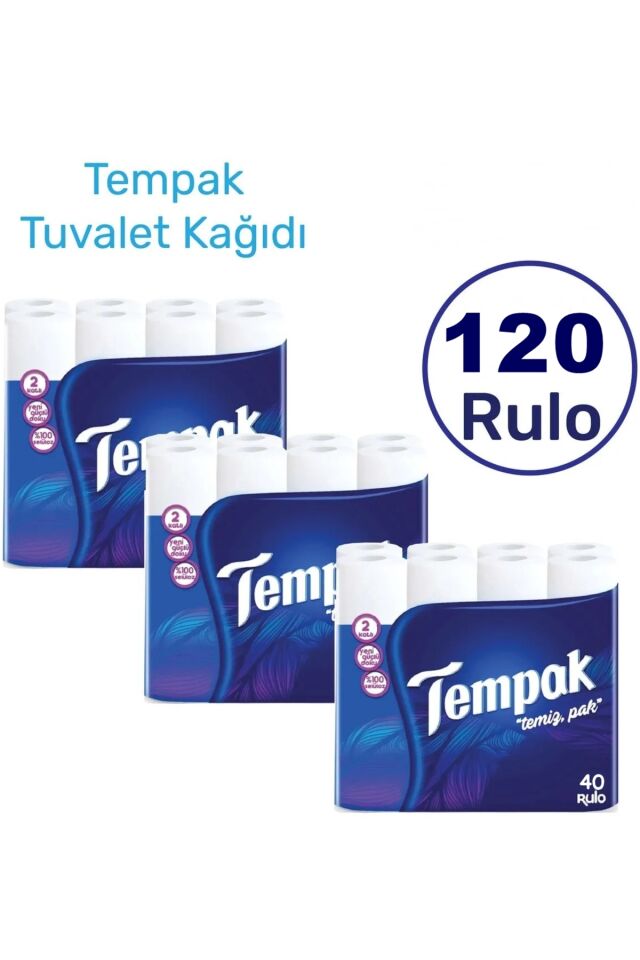 Tuvalet Kağıdı 40 Rulo  x3 Paket