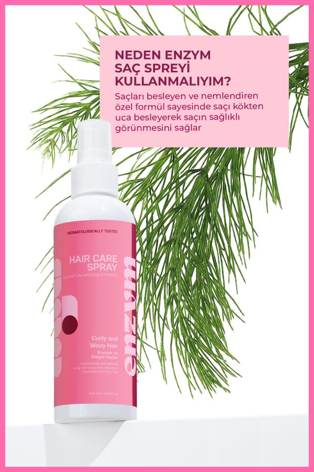 Kıvırcık Ve Dalgalı Saçlar İçin Bukle Belirginleştirici Saç Bakım Spreyi 200 ml