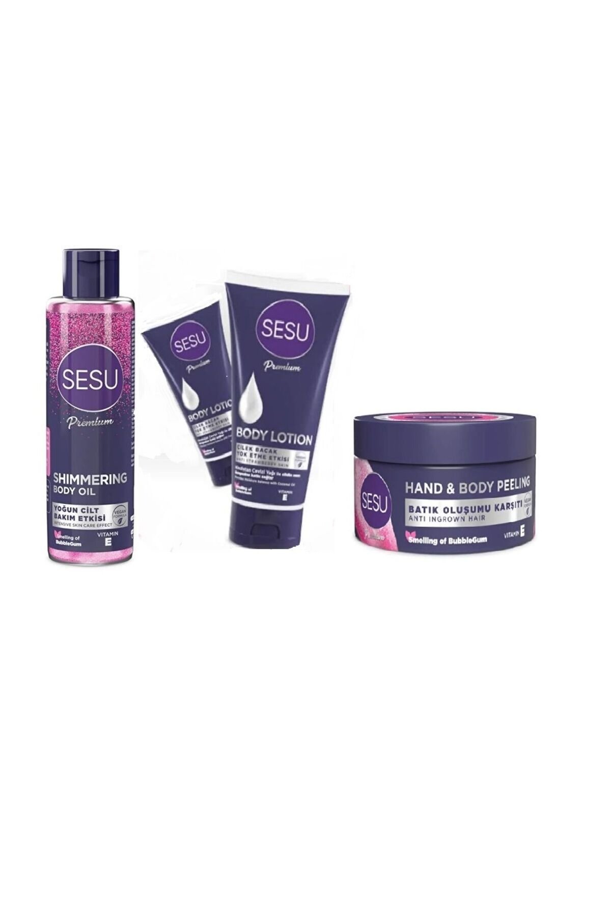 Bakım Yağı+Peeling+Çilek Bacak Yok Etme Etkisi Losyonu